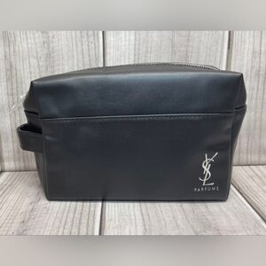 Yves Saint Laurent Parfums Navy Blue  Cosmetic  Bag